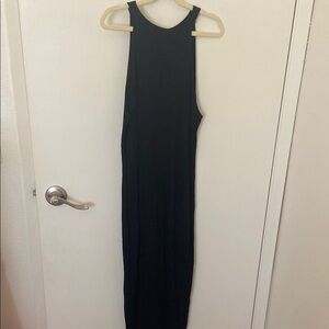 Black Sleeveless Maxi Dress